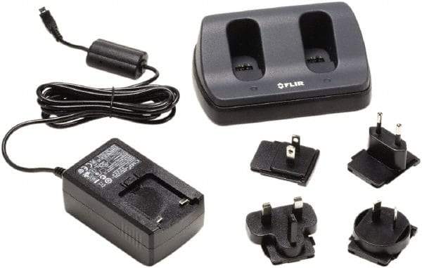 FLIR - Thermal Imaging Battery Charger - Use with FLIR Exx Series Thermal Cameras & FLIR Exxbx Series Thermal Cameras - Caliber Tooling