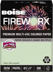 Boise - 8-1/2" x 11" Green Colored Copy Paper - Use with Laser Printers, Copiers, Plain Paper Fax Machines, Multifunction Machines - Caliber Tooling