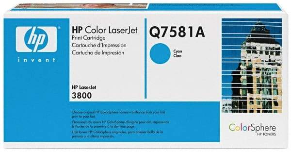 Hewlett-Packard - Cyan Toner Cartridge - Use with HP Color LaserJet 3800, CP3505 - Caliber Tooling