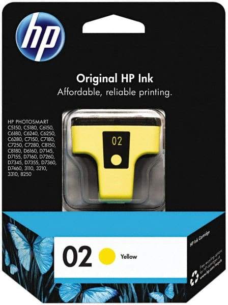 Hewlett-Packard - Yellow Ink Cartridge - Use with HP PhotoSmart 3110, 2110, 3310, 8250, C5150, C6150, C6180, C6240, C6250, C6280, C7150, C7180, C7250, C7280, C8150, C8180, D6160, D7175, D7155, D7160, D7260, D7345, D7355, D7360, D7460 - Caliber Tooling