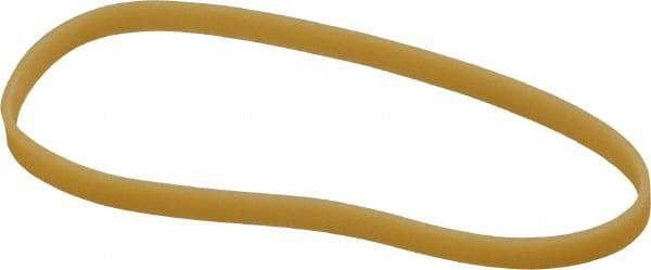 Alliance - 3 Inch Circumference, 1/8 Inch Wide, Pale Crepe Gold Rubber Band Strapping - 1,100 Pieces - Caliber Tooling