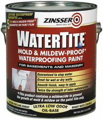 Zinsser - 1 Gal Bright White Semi Gloss Finish Latex Paint - 75 Sq Ft per Gal, Interior/Exterior, <400 gL VOC Compliance - Caliber Tooling