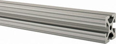 80/20 Inc. - 48 Inches Long x 1-1/2 Inches Wide x 1-1/2 Inches High, T Slotted Aluminum Extrusion - 1.154 Square Inches, Clear Anodized Finish - Caliber Tooling