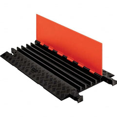 Checkers - On Floor Cable Covers Cover Material: Polyurethane Number of Channels: 5 - Caliber Tooling