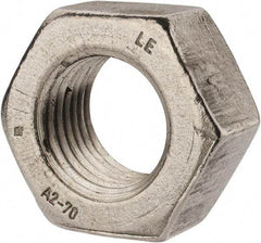 Value Collection - M33x3.50 Metric Coarse Stainless Steel Right Hand Hex Nut - 50mm Across Flats, 26mm High, Uncoated - Caliber Tooling