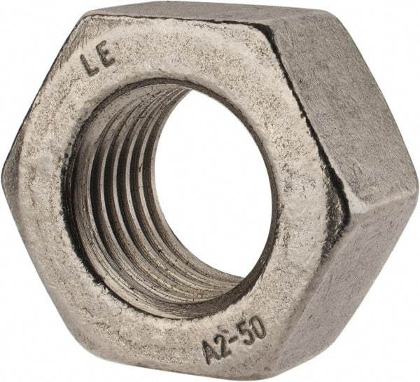 Value Collection - M36x4.00 Metric Coarse Stainless Steel Right Hand Hex Nut - 55mm Across Flats, 29mm High, Uncoated - Caliber Tooling