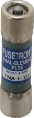 Cooper Bussmann - 250 VAC, 1.25 Amp, Time Delay Pin Indicator Fuse - Fuse Holder Mount, 1-1/2" OAL, 10 at 125 V kA Rating, 13/32" Diam - Caliber Tooling