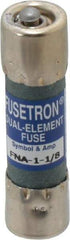 Cooper Bussmann - 250 VAC, 1.13 Amp, Time Delay Pin Indicator Fuse - Fuse Holder Mount, 1-1/2" OAL, 10 at 125 V kA Rating, 13/32" Diam - Caliber Tooling