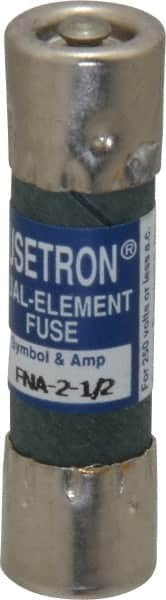 Cooper Bussmann - 250 VAC, 2.5 Amp, Time Delay Pin Indicator Fuse - Fuse Holder Mount, 1-1/2" OAL, 10 at 125 V kA Rating, 13/32" Diam - Caliber Tooling