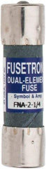 Cooper Bussmann - 250 VAC, 2.25 Amp, Time Delay Pin Indicator Fuse - Fuse Holder Mount, 1-1/2" OAL, 10 at 125 V kA Rating, 13/32" Diam - Caliber Tooling