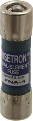 Cooper Bussmann - 250 VAC, 4 Amp, Time Delay Pin Indicator Fuse - Fuse Holder Mount, 1-1/2" OAL, 10 at 125 V kA Rating, 13/32" Diam - Caliber Tooling