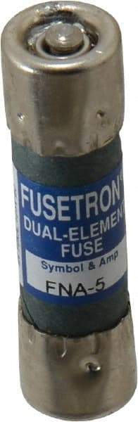 Cooper Bussmann - 250 VAC, 5 Amp, Time Delay Pin Indicator Fuse - Fuse Holder Mount, 1-1/2" OAL, 10 at 125 V kA Rating, 13/32" Diam - Caliber Tooling