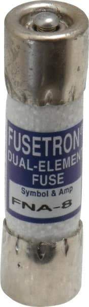 Cooper Bussmann - 125 VAC, 8 Amp, Time Delay Pin Indicator Fuse - Fuse Holder Mount, 1-1/2" OAL, 10 at AC kA Rating, 13/32" Diam - Caliber Tooling