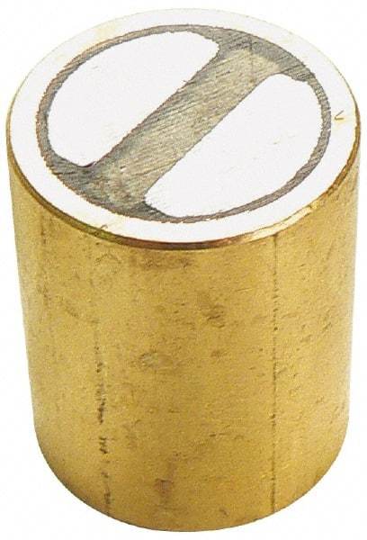 Mag-Mate - 16mm Diam, 2mm High, 6.9 Lb Average Pull Force, Samarium Cobalt Rare Earth Pot Magnet - Unfinished, Aluminum Insulated - Caliber Tooling