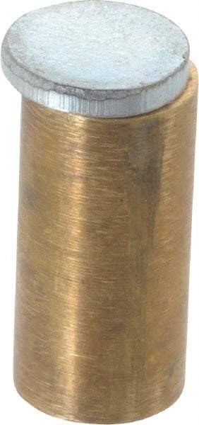 Mag-Mate - 1mm Diam, 2mm High, 2.2 Lb Average Pull Force, Samarium Cobalt Rare Earth Pot Magnet - Unfinished, Aluminum Insulated - Caliber Tooling