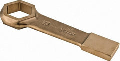 Ampco - 2-3/8" 6 Point Striking Box Wrench - Single End, 12-1/4" OAL, Aluminum Bronze - Caliber Tooling