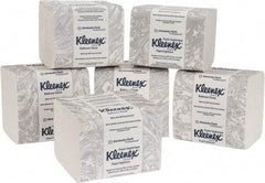 Kleenex - 4-1/2" Sheet Width, Single Sheet Pack Toilet Tissue - 250 Sheets per Roll, 2 Ply, White, Recycled Fiber - Caliber Tooling