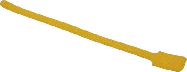 SpeedTech - 11" Long Yellow Nylon & Polyethylene Hook & Loop Strap - 40 Lb Tensile Strength - Caliber Tooling