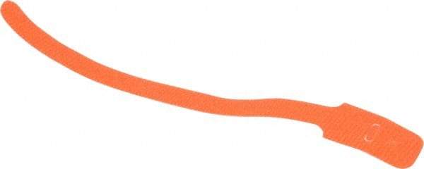 SpeedTech - 8" Long Orange Nylon & Polyethylene Hook & Loop Strap - 40 Lb Tensile Strength - Caliber Tooling