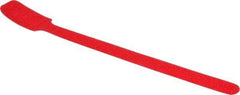 SpeedTech - 8" Long Red Nylon & Polyethylene Hook & Loop Strap - 40 Lb Tensile Strength - Caliber Tooling