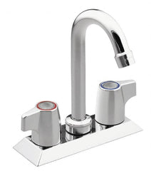 Moen - Deck Plate Mount, Bar and Hospitality Faucet without Spray - Two Handle, Knob Handle, Gooseneck Spout - Caliber Tooling