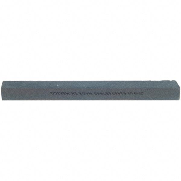 Norton - 10" Long x 1-1/4" Wide x 3/4" Thick, Silicon Carbide Sharpening Stone - Flat, Medium Grade - Caliber Tooling