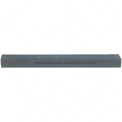 Norton - 10" Long x 1-1/4" Wide x 3/4" Thick, Silicon Carbide Sharpening Stone - Flat, Medium Grade - Caliber Tooling