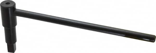 Interstate - 10" Chuck Diam Compatibility, Lathe Chuck Key - 4" Body Length, 1/2" Actual Key Square Size - Caliber Tooling