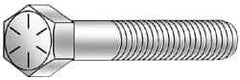 Armor Coat - 7/16-14 UNC, 2-3/4" Length Under Head Hex Head Cap Screw - Partially Threaded, Grade 8 Steel, 5/8" Hex - Caliber Tooling