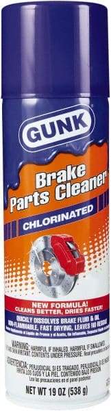 Gunk - Chlorinated Brake Parts Cleaner - 19 oz Aerosol Can - Caliber Tooling