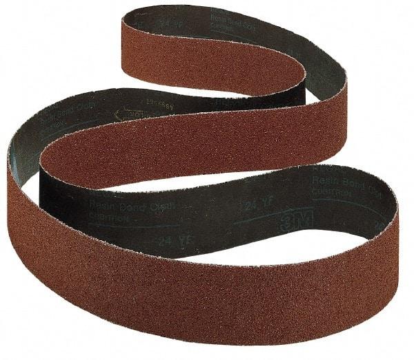 3M - 6" Wide x 168" OAL, Aluminum Oxide Abrasive Belt - Aluminum Oxide, Medium, Nonwoven, Series SC-BL - Caliber Tooling