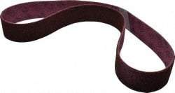 3M - 2-1/2" Wide x 60" OAL, Aluminum Oxide Abrasive Belt - Aluminum Oxide, Medium, Nonwoven, Series SC-BL - Caliber Tooling