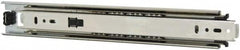 Knape & Vogt - 12" Slide Length, 12" Travel Length, Steel Precision Drawer Slide - 1/2" Wide, 1-13/16" High, 100 Lb Capacity at Full Extension, Chrome Finish - Caliber Tooling