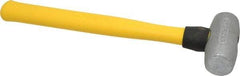 American Hammer - 2 Lb Head Nonsparking Mallet - 14-1/2" OAL, 13" Long Fiberglass Handle - Caliber Tooling