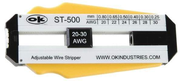 Jonard Tools - 30 to 20 AWG Capacity Precision Wire Stripper - Polycarbonate Handle - Caliber Tooling