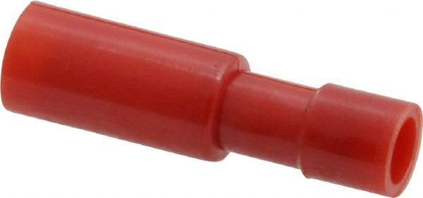 3M - 22 to 18 AWG Bullet Connector - 0.156" Bullet Diam, Red Nylon Insulation - Caliber Tooling