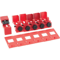 Brady - Pack of (6), Single-Pole Circuit Breaker Lockouts - Caliber Tooling