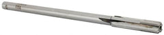 Made in USA - Letter R Carbide-Tipped 4 Flute Chucking Reamer - Straight Flute, 9/32" Straight Shank, 1-1/2" Flute Length, 6" OAL - Caliber Tooling