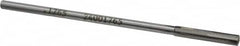 Made in USA - 0.1765" Carbide-Tipped 4 Flute Chucking Reamer - Straight Flute, 0.151" Straight Shank, 1" Flute Length, 4" OAL - Caliber Tooling