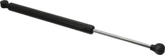 Made in USA - 0.32" Rod Diam, 0.87" Tube Diam, 100 Lb Capacity, Hydraulic Dampers - Extension, 17.01" Extended Length, 6" Stroke Length, Plastic Ball Socket, Chrome-Plated Piston - Caliber Tooling