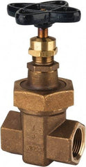 NIBCO - Class 300, Threaded Bronze Alloy Solid Wedge Stem Gate Valve with Stainless Steel Trim - 600 WOG, 300 WSP, Union Bonnet - Caliber Tooling