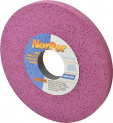 Norton - 12" Diam x 3" Hole x 1" Thick, H Hardness, 60 Grit Surface Grinding Wheel - Aluminum Oxide, Type 1, Medium Grade, 2,710 Max RPM, Vitrified Bond, No Recess - Caliber Tooling