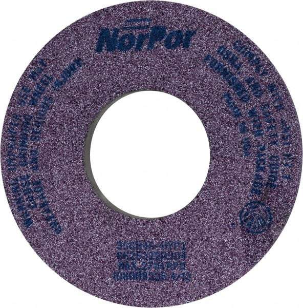 Norton - 12" Diam x 5" Hole x 1-1/2" Thick, H Hardness, 46 Grit Surface Grinding Wheel - Ceramic, Type 5, Coarse Grade, 2,710 Max RPM, Vitrified Bond, One-Side Recess - Caliber Tooling