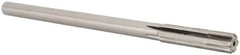 Made in USA - 0.485" Carbide-Tipped 6 Flute Chucking Reamer - Straight Flute, 7/16" Straight Shank, 2" Flute Length, 8" OAL - Caliber Tooling