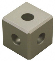 80/20 Inc. - Open Shelving Square Tri-Corner Connector - Aluminum, Use with Series 15 & Bolt Kit 3018 - Caliber Tooling