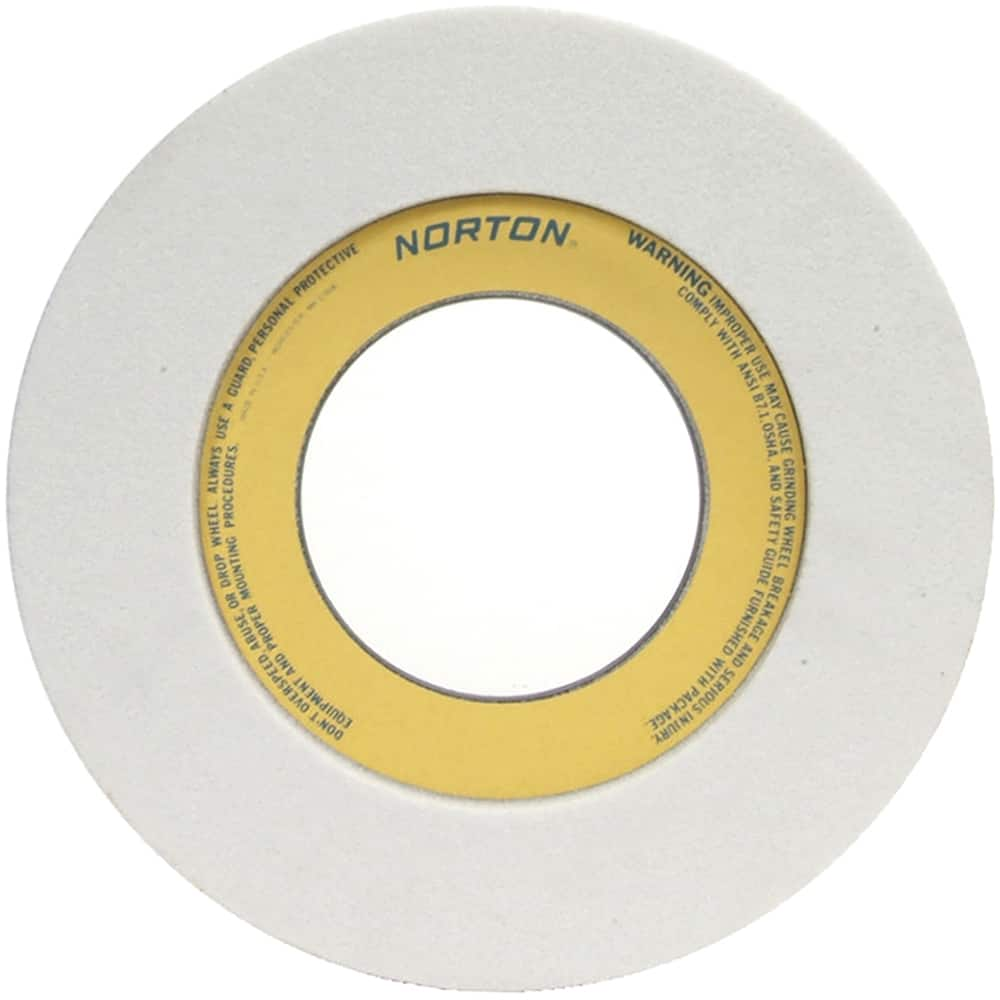 Norton - 14" Diam x 5" Hole x 2" Thick, H Hardness, 60 Grit Surface Grinding Wheel - Caliber Tooling