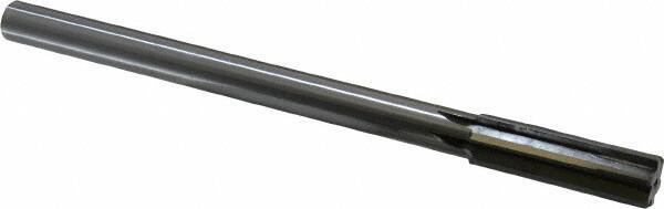 Made in USA - 0.686" Carbide-Tipped 6 Flute Chucking Reamer - Straight Flute, 9/16" Straight Shank, 2-1/4" Flute Length, 9" OAL - Caliber Tooling