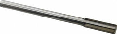 Made in USA - 0.71" Carbide-Tipped 6 Flute Chucking Reamer - Straight Flute, 9/16" Straight Shank, 2-1/4" Flute Length, 9" OAL - Caliber Tooling