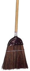 Weiler - 55" OAL Palmyra Bristle Corn Broom - 10" Bristle Length, 12" Wide - Caliber Tooling