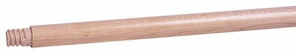 Weiler - 60 x 1-1/8" Wood Handle for Floor Brushes & Garage Brushes - Threaded Connection, Tan - Caliber Tooling